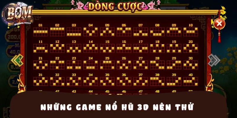 Những game nổ hũ 3D nên thử trong năm 2025
