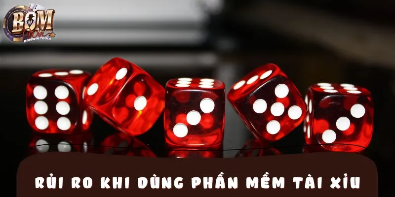 Rủi ro khi dùng phần mềm tài xỉu để cá cược