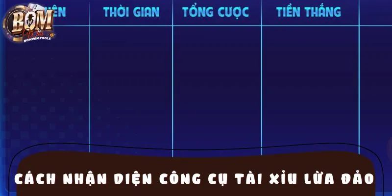 Cách nhận diện công cụ tài xỉu lừa đảo chuẩn 